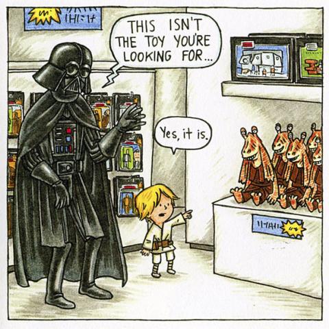 Darth Vader, a minta apuka