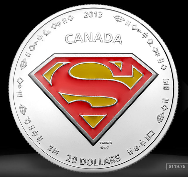 Kanadai Superman érmegyűjtemény