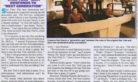 A Star Trek stábjának reakciója Az új nemzedékre – interjú 1987-ből